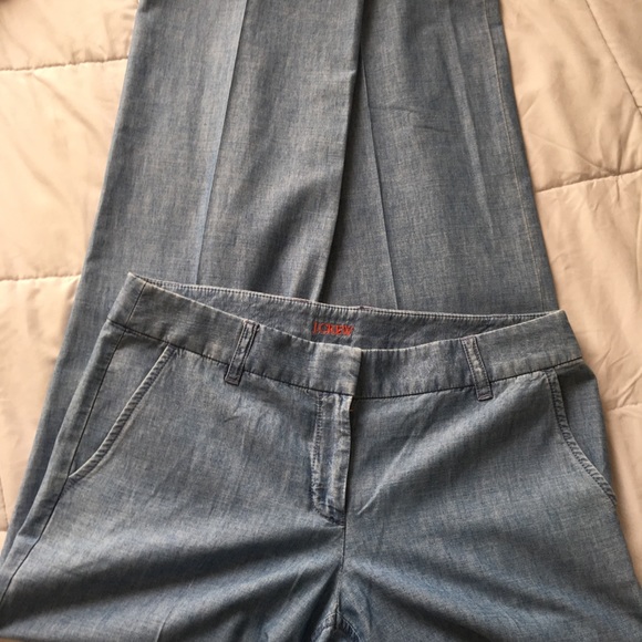 J. Crew Pants - J Crew City Fit Wide Leg Pants Size 8